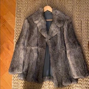 Updated Price- Vintage Rabbit Fur Coat